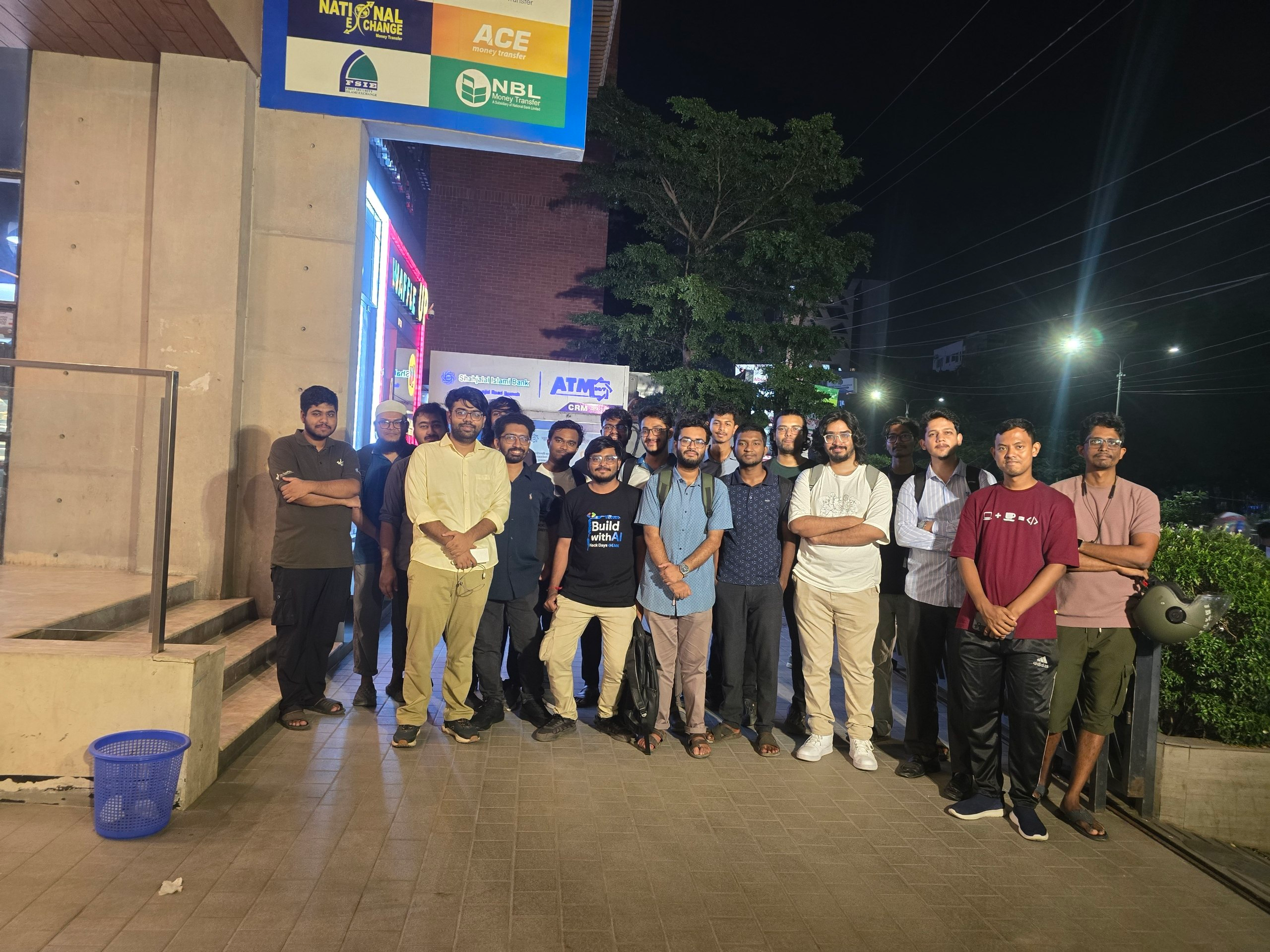 The Penguins Club members gathered in Dhaka for Software Freedom Day
